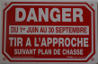 Danger - Tir à l'approche