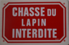 Chasse du lapin interdite