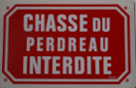 Chasse au perdreau interdite